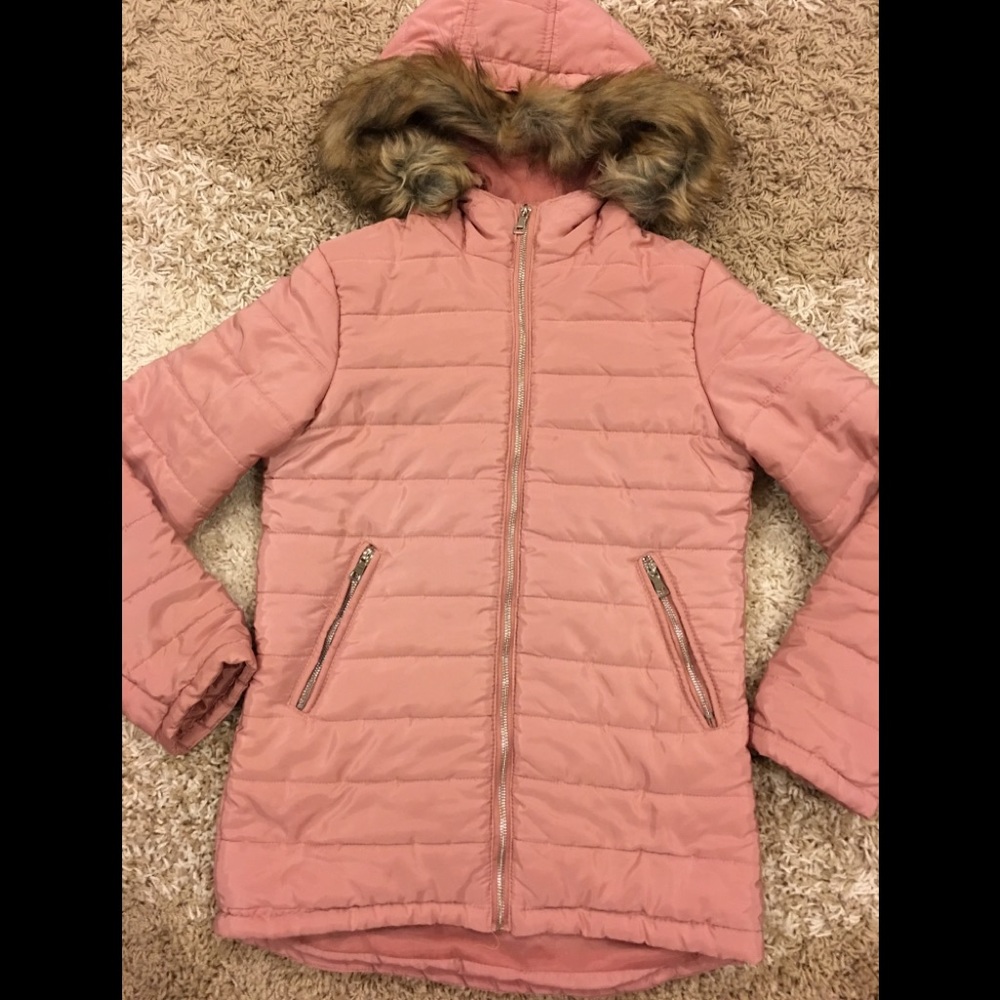 Mauve Puffer Jacket
